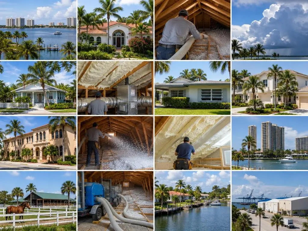 Attic Air Sealing & Blown-In Insulation in West Palm Beach, FL